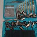 Bolt Extractor Kit & Screw Extractor Set, 40 Pcs with Left Hand Cobalt Drill Bits & Easy Out for Removal of Broken, Stripped, Rusted, Frozen, Rounded-Off Screws, Bolts, Studs, Nuts