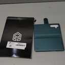 Wallet Case for Samsung Galaxy S25 5G, RFID Blocking Credit Card Holder, PU Leather Folio Flip Kickstand Protective Shockproof Cover for Galaxy S25 (Bluegreen)