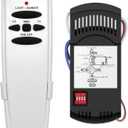 Universal Ceiling Fan Remote Control Kit Dimmable, Replacement for Hampton Bay,Hunter, Honeywell, Westinghouse FAN-28R Fan-HD CHQ7078T UC7078T L3H2010FANHD L3H2014FANHD RR7079T Fan-HD5