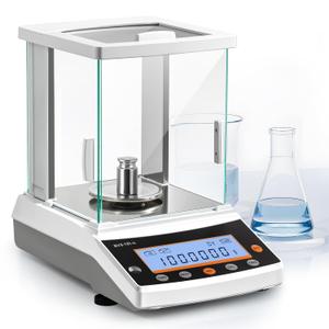 Bonvoisin Analytical Balance 0.0001g High Precision Laboratory Scale 0.1mg Accuracy Electronic Scientific Scale for Pharmacy, Lab, Jewelry Store (220g)