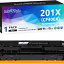 Ink E-Sale Replacement for HP CF400X HP 201X HP CF400A Black Toner Cartridge for use with HP Color LaserJet Pro MFP M277dw M252dw MFP M277n M252n Printer, 1 Pack