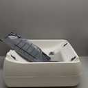 Automatic Cat Litter Box Self Cleaning - App Control, Open-Design, Smart Health Monitor, Suitable for Medium Cats and Kittens, Anti-Pinch Safety, Quiet Operation, A Trusted Companion for Life - White