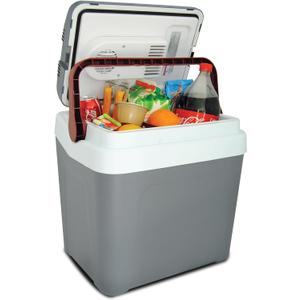 Koolatron 12V Iceless Cooler & Warmer  Portable Electric Cooler/Nevera Porttil Elctrica for Car Truck Camper Boat, Hard Sided Mini Fridge for Camping Picnic Travel Lunch Food Drinks Office 26 qt