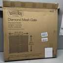 Toddleroo by North States - Diamond Mesh Wooden Baby Gate: Pressure Mounted Baby Gate for Doorways - Adjustable 26.5 to 42 Inches Wide - 23 Inches Tall