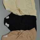 Momcozy Women's Maternity High Waist Underwear Pregnancy Soft Seamless Maternity Underwear Over Bump (Medium, Black,almond,oyster Pink-3pk)