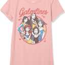 Disney Girl's Galentines T-Shirt (X-Large, Pink)