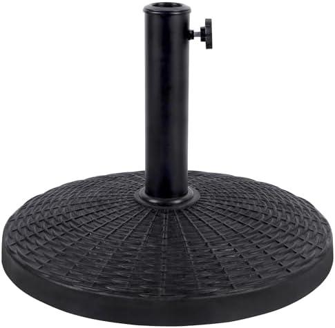 Blissun 26.5 lbs Heavy Duty Patio Market Umbrella Base Stand