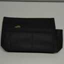 Small Handbag Shaper Insert for GG Marmont Matelasse Shoulder Bag(Pack of 2) Felt Insert Purse Organizer with Zipper- Buy 1 Get 1 Bag Free Small 8030 Black