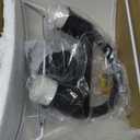 Industrial 2-Lights Wall Sconce Fixtures with Linen Fabric Shade, Double Wall Light Lamps Decor for Hallway Bedroom Living Room Bathroom Stairway (Black)