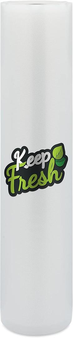 Keep Fresh 15" x 50' Vacuum Sealer Bag Rolls - 3.5mil, Sous Vide & Freezer Bag, Bulk Storing for Large Vacuum Sealers, 1 Roll, 50 Feet Total