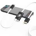 Switch 2 Dock, (Plug-and-Play) USB C to HDMI Cable 4K@60Hz for Nintendo Switch 2/OLED/1, Portable Travel TV Base Adapter Travel NS2 Docking Station Cord Compatible with Nintendo 2