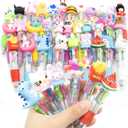 32Pcs Multicolor Pen in One 4-in-1, Cute Pens Bulk Kawaii Cool Ballpoint Pens for Birthdays Gifts and Students Prizes