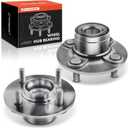 A-Premium 2 x Rear Wheel Bearing and Hub Assembly with 4-Lug Compatible with Nissan Sentra 1990-1999, NX 1991-1993, 200SX 1995-1998