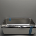 Stainless Steel Sifting Litter Box for Clumping Clay Litter, Large Metal Sifting Litter Pan with Litter Storage Bag,Easy Cleaning-17.7 ''Lx 13.8''W x 6''H