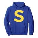 Letter S Funny Group Matching Halloween Costume Pullover Hoodie L