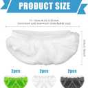 6PCS Steam Mop Pads for Handheld Steam Cleaner, 3 Color Steam Cleaners Cloth Cover Steamer Sponge & Steam Cleaner Pads Steamer Sponge