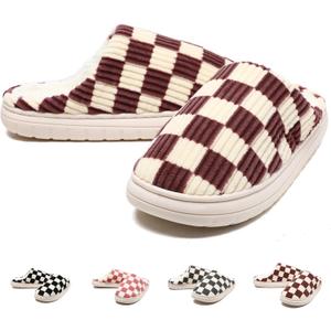 Guyarns House Slippers for Women & Men - Fuzzy, Casual Indoor/Outdoor Shoes with Memory Foam & Faux Fur Lining (9-10 Women/7.5-8 Men, New-brown) Guyarns House Slippers for Women & Men - Fuzzy, Casual Indoor/Outdoor Shoes with Memory Foam & Faux Fur Lining (9-10 Women/7.5-8 Men, New-brown)