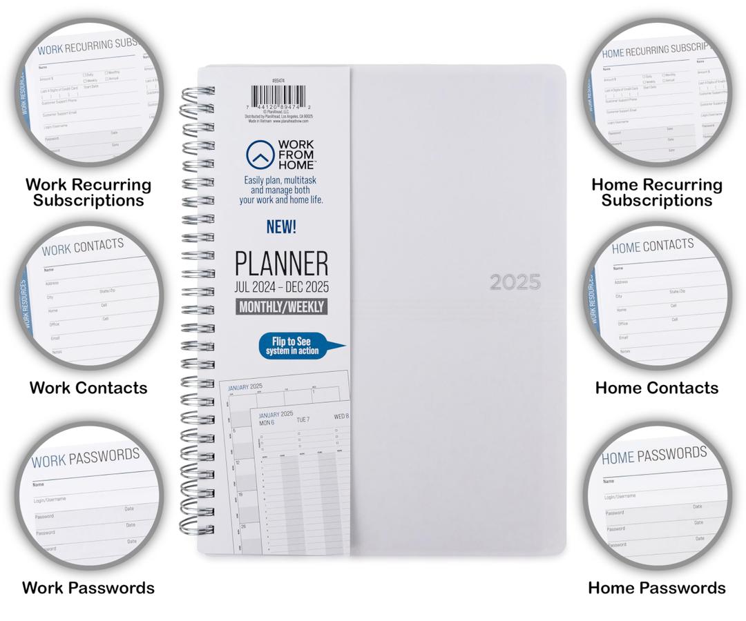2024 WFH Planner/Medium - Promo White