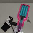 Bed Head Wave Affair Jumbo 3 Barrel Hair Waver | Quick Styling, Serious Hold, & Less Heat Damage | Heat Protectant Glove Included for Easy, Custom Styling