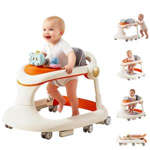 Foldable Baby Walker with Wheels, Activity Toddler Walkers for Boys Girls