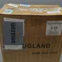 Rugland 9x12 Area Rug - Stain Resistant Washable Rug, Anti Slip Backing Rugs for Living Room, Vintage Tribal Area Rugs (TPR10-Burgundy, 9'x12')