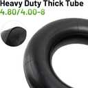 YeYouC Heavy Duty 4.80-8/4.00-8 Inch Replacement Tire Inner Tube, 4.80/4.00-8 Innertube with TR87 Angled Valve for Wheelbarrows, Mowers, wagons and More for 4.80-8 4.00-8 480/400-8 Tires Pack of 2