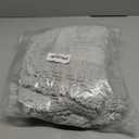 Laura Ashley Absorbent Bath Mat Reversible Crochet Soft and Plush Bathroom Mat 100% Cotton 21x34 Bath Rug, Light Grey