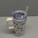 Ceovfoi 40 Oz Dachshund Tumbler With Handle, Dachshund Decor Coffee Travel Mug Cup Water Bottle, Dog Gifts for Women