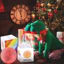 LOGROTATE Moon Lamp, Moon Light Lamps with Time Setting and Stand 3D Printing LED 16 Colors, Hung Up Decorative Night Lights for Baby Kids Friends Lover Birthday Gifts(Diameter 9.6 inch)