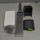 Fresh Meat Slicer, Manual Meat Slicer for Fresh Raw Meat, Meal Prep for the Week, Adjustable Thickness 2mm or 4mm, 17 Blades get 18 Meat Slices, Meat Cleavers can be Sliced, Striped, Diced -Gray