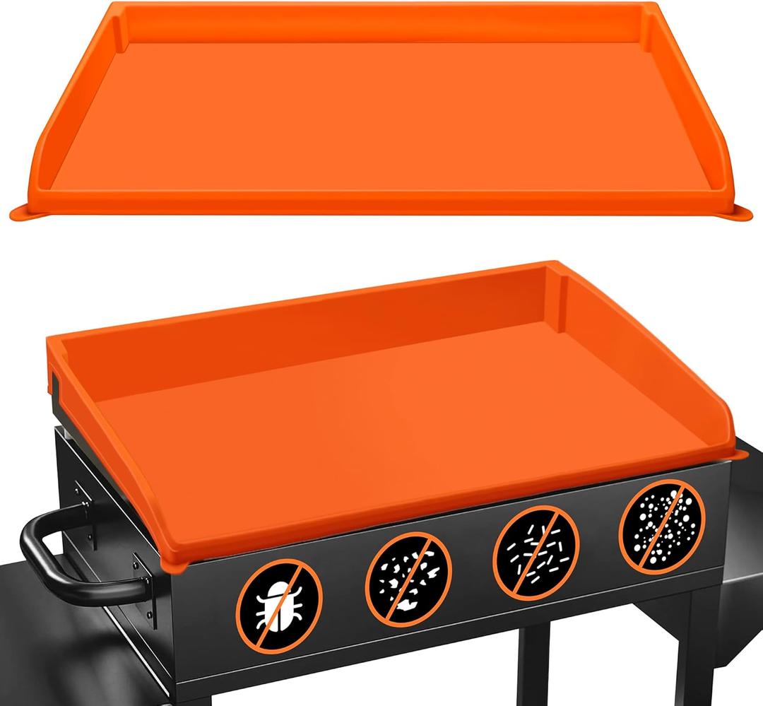 NancyL Griddle Mat Silicone Protective Cover, Full-Edge 28" Grill Cover Blackstone Accessories for Blackstone 28 Inch Griddle, Heavy Duty Food Grade Grill Cover