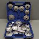 23PCS Oil Filter Removal Tool, Oil Filter Removal Cap Wrench Socket Tool Set 1/2" Automotive Removal Garage Tool