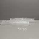 2 Pack 24-Inch Long Clear Acrylic Floating Shelves Wall Ledge Invisible Wall Mounted Floating Bookshelf U Shape Wall Shelf for Book Display Makeup Product Spice Organizer