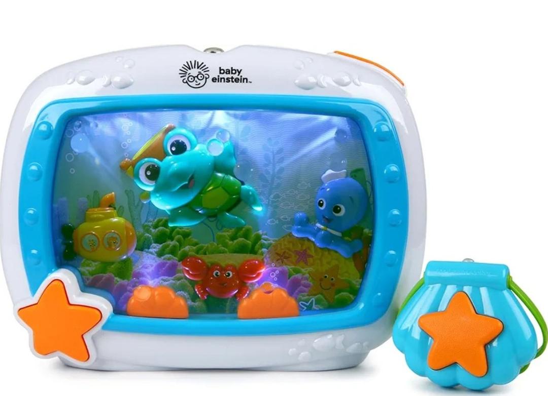 Baby Einstein Sea Dreams Soother Musical Crib Toy and Sound Machine, Newborn and up