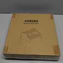 AMBIRD Wooden Two Step Stools Toddler with Safety Non-Slip Pads and Handles, Bamboo Step Stool for Bathroom, Bedroom, Kitchen Dual Height Step Stools for Kids (White) (13.2'' H)