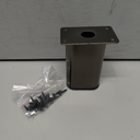 4 inch / 10cm Metal Furniture Legs, 4Pcs Modern Square Piano Key Support DIY Replacement Feet for Sofa Cabinet Dresser TV Stand Couch Kitchen Cupboard