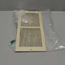 16" x 8" Inch Steel Return Air Grilles - Sidewall and Ceiling - Air Vent Cover - HVAC - with Insect Protection Screen (16" x 8", White)