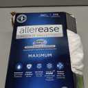 AllerEase Waterproof Mattress Protector, Maximum Allergy Mattress Protector, King Mattress Cover (White)