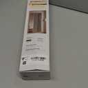 Accordian Door Curtain,Install Adhesive Track 100% Blackout Doorway Curtains,Suitable for Bedroom,Closet,Interior Room Divider,Beige 43" W78" L,1 Piece