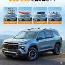 260lbs Roof Rack Cross Bars Fit for 2022-2026 Chevrolet Traverse, Easy Install & Disassemble Roof Rail Crossbars, All Aluminum Rooftop Accessories for Bike Kayak Skis Cargo Canoe