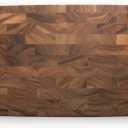 Ironwood Gourmet Large End Grain Prep Station Acacia Wood Cutting Board, 14 x 20-Inch, Brown