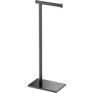 Gatco 1431MX Modern Square Base Toilet Paper Holder Stand, Matte Black, 22.25"H Gatco 1431MX Modern Square Base Toilet Paper Holder Stand, Matte Black, 22.25"H