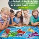 QUOKKA Puzzles for Kids Ages 4-6 - 150 Pcs Floor Puzzles World Map for Kids Ages 4-8 Preschool Activities - Includes 50 Cards with 400+ World Facts - Continent-Shaped Jigsaw Puzzle Gift for Girls Boys