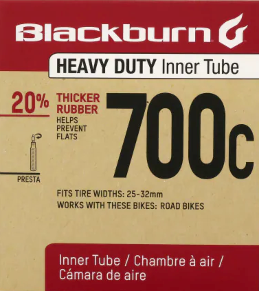 Blackburn™ Thicker Rubber Heavy Duty Inner Tube 700c