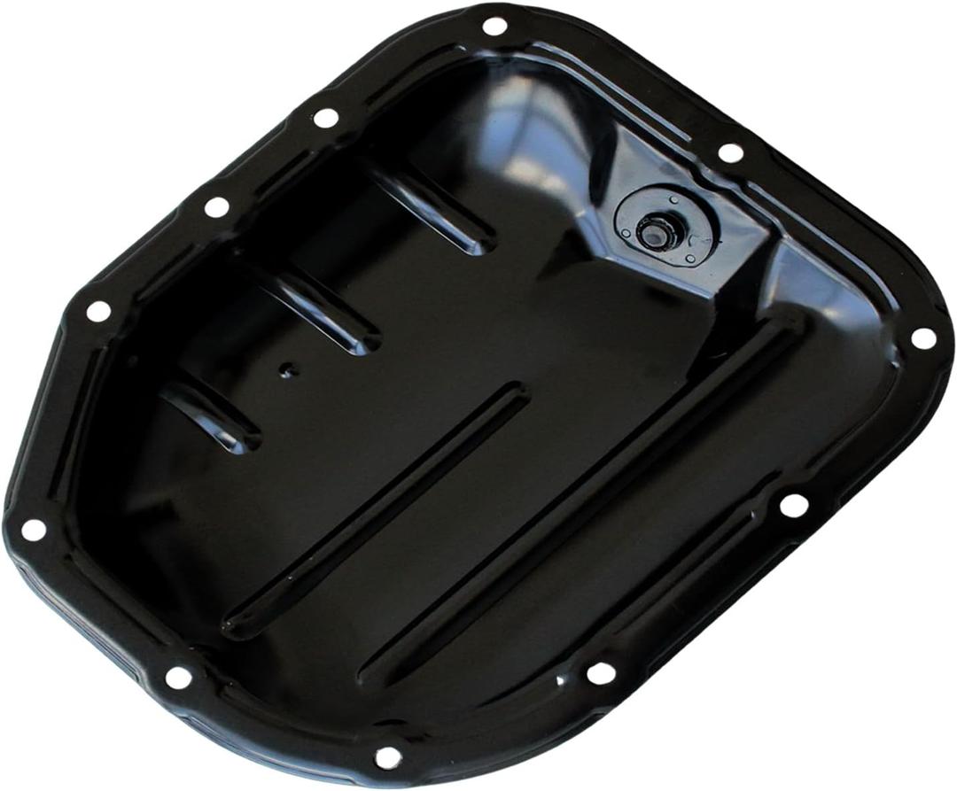 AUCERAMIC Lower Oil Pan for Toyota Yaris 2007-2019 Prius 2001-2009 Echo 2000-2005 Scion xA xB 2004-2006 1.5L L4 Engine Oil Pan w/Drain Plug Replace # 264-318 12102-21010
