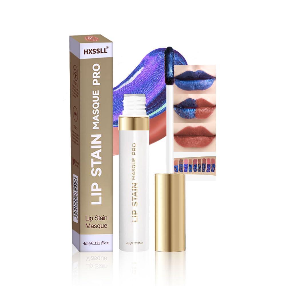 2 x Lip Stain Peel Off  Long Lasting Waterproof Lip Tint, Smudge Proof Transfer Resistant Lip Stains Tattoo,High Pigment Matte Lip Color, Kiss Proof Peel Off Lip Stain Masque,All-Day Stay Lip Makeup 04#