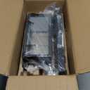 Outdoor Wall Sconce, Exterior Waterproof Wall Lanterns,Modern Black Exterior Light Fixture with Clear Glass Shade, Anti-Rust Outdoor Wall lamp for Patio Front Door Entryway Garage, Black