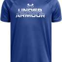 Under Armour Boys Tech Split Wordmark Short Sleeve T Shirt (Large)
