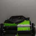 Earthwise LSW70021 21-Inch Width Leaf & Grass Push Lawn Sweeper, Black