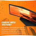AOC C24G42E 24" Curved 1500R Frameless Ultra-Fast Gaming Monitor, FHD 1080p, 180Hz 0.5ms MPRT, HDMI 2.0 x2, Display Port x1, HDR, Speakers 2W x2, 3-Year Zero-Bright-Dot